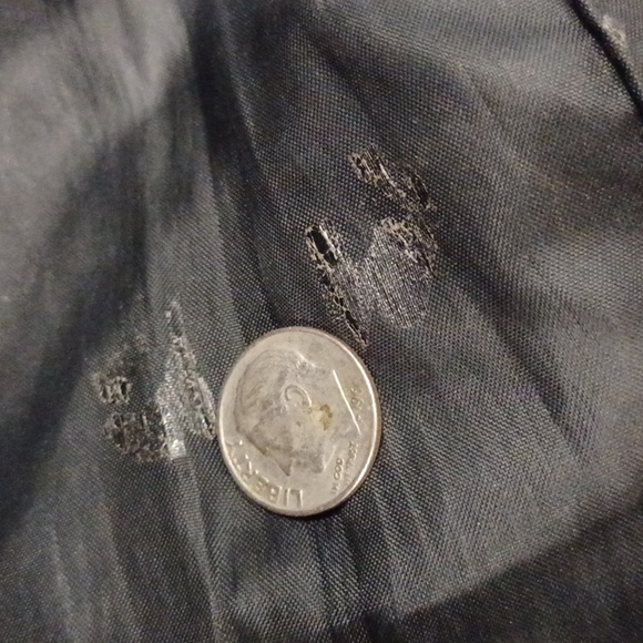 TOMMY HILFIGER navy/black sueded purse - Picture 8 of 9